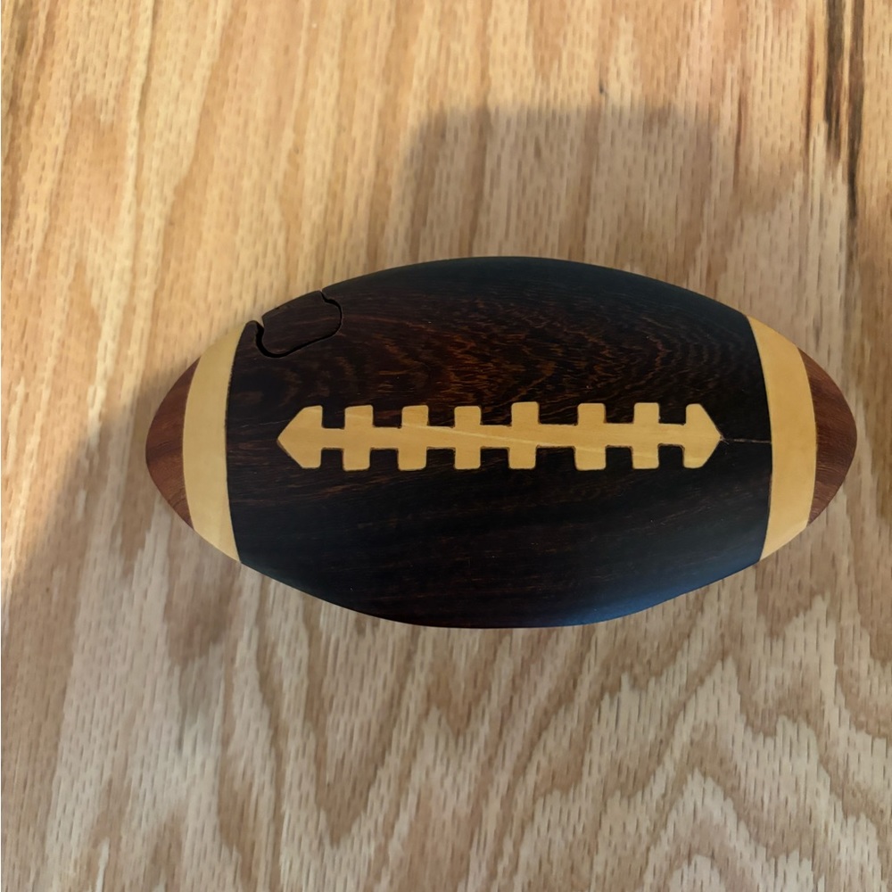 Football Secret Wooden Puzzle Box